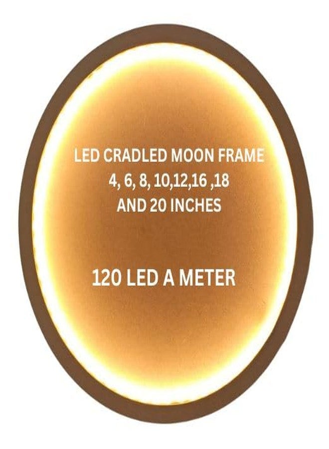 Orgner 16" LED Craft Board (Round) for DIY Moon Crater Artwork, Elaborate Dot Mandala Designs, Eye-Catching Resin Art Pieces, Quality Painting Panel, Diverse Crafting Applications, - Image 2